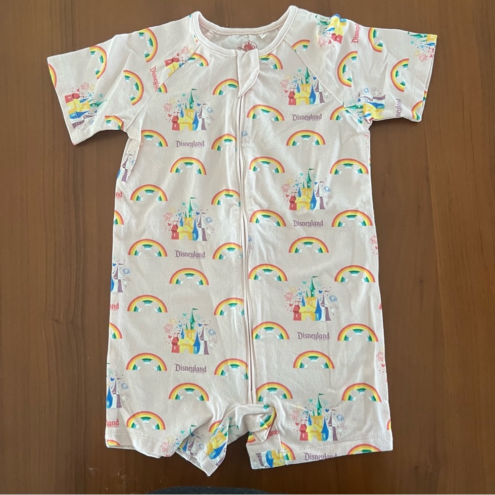 2 x Disneyland short sleeved onesies BNWOT